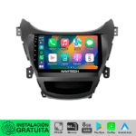 Hyundai Elantra 2011 - 2013 Pantalla Carplay Android 13 Navitech