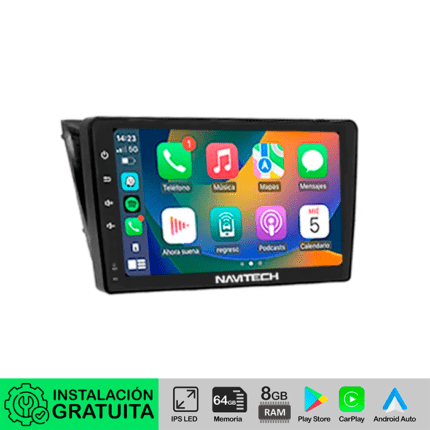 Hyundai H1 2008 - 2017 Pantalla Carplay Android 13 Navitech